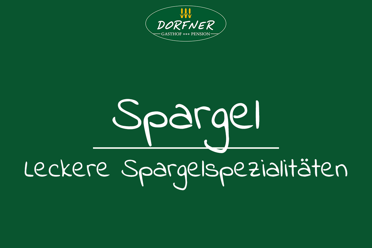 Spargel Spezialitäten